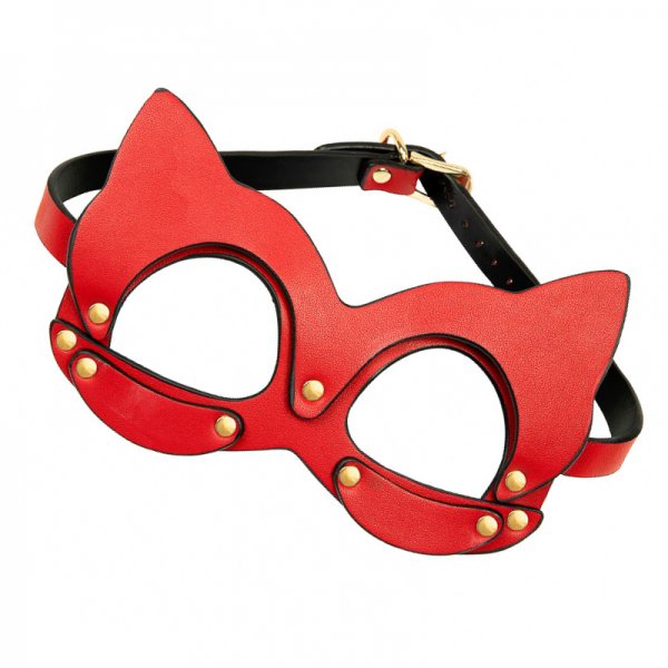 Katten Masker Rood Goud